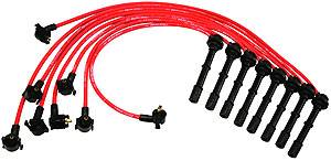 Ford Racing - M-12259-R464 - 9mm 1996-98 Mustang Cobra 4.6L 4V Spark Plug Wires - Red