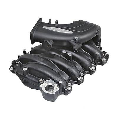 Trick Flow TFS-51811003 Track Heat dual 57mm Intake Manifold - Black Powdercoat