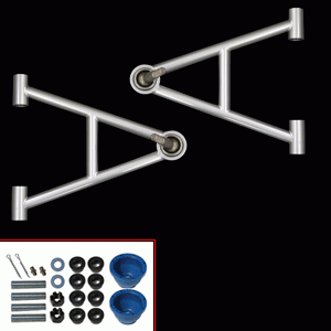Mustang K-member Kits - Mustang A-Arms - UPR - UPR 2004-05 1994-2004 Ford Mustang Chrome Moly A-Arms (No Sway Bar Mount)
