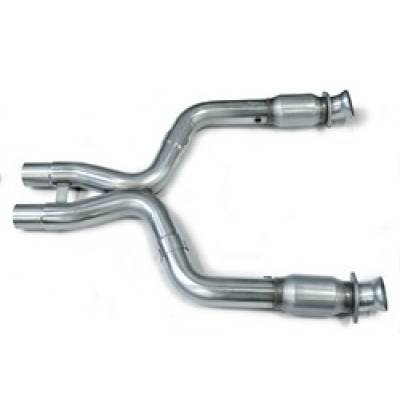 Kooks 11323220 - 2007 - 2014 Mustang Shelby GT500 3" x 3" Catted X-Pipe