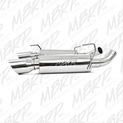 MBRP - MBRP S7200304 2005 - 2010 Mustang GT / Shelby GT500 Pro Series Stainless Steel Axle-Back Exhaust - Image 2