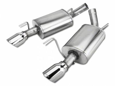 Corsa Performance - Corsa Performance 14311 2005 - 2010 Mustang GT / GT500 Sport Axle-Back Exhaust - Image 1