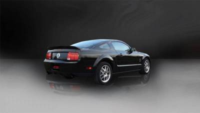 Corsa - Corsa Performance 14311 2005 - 2010 Mustang GT / GT500 Sport Axle-Back Exhaust with Black Tips - Image 4