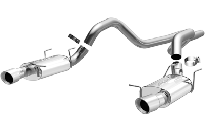 2007 - 2014 Shelby GT500 Exhaust  - 2007 - 2014 Shelby GT500 Cat Back Exhaust  - Pypes - Magnaflow 15589 2011 - 2012 Mustang GT / Shelby GT500 Street Series Cat-Back Exhaust