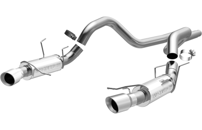 2007 - 2014 Shelby GT500 Exhaust  - 2007 - 2014 Shelby GT500 Cat Back Exhaust  - Pypes - Magnaflow 15590 2011 - 2012 Mustang GT / Shelby GT500 Competition Series Cat-Back Exhaust