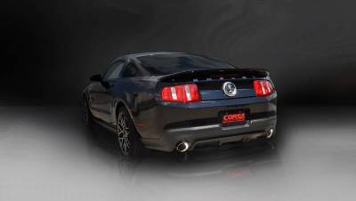 Corsa Performance - Corsa Performance 14320 2011 - 2012 Shelby GT500 Sport Axle-Back Exhaust - Polished - Image 2