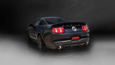 Corsa Performance - Corsa Performance 14320 2011 - 2012 Shelby GT500 Sport Axle-Back Exhaust - Polished - Image 2