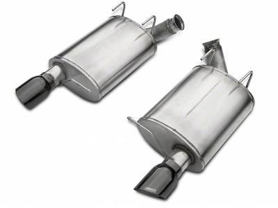 Corsa Performance 14320BLK 2011 - 2012 Shelby GT500 Sport Axle-Back Exhaust with Black Tips