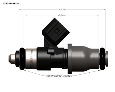 Injector Dynamics - Injector Dynamics ID1300 1300cc Injectors - 48mm Length - Image 2