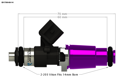 Injector Dynamics - Injector Dynamics ID1700 1700cc Injectors - 60mm Length - Image 3