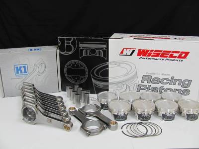 Modular Head Shop - 4.6L Wiseco Pistons / K1 H-Beam Connecting Rod Combo - Image 1