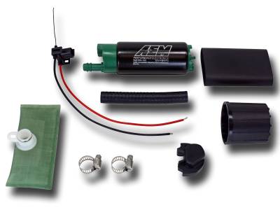 AEM 50-1200 320LPH High Flow E85 Compatible In-Tank Fuel Pump - Offset Inlet