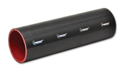 Vibrant Performance 27151 - Straight Hose Coupler, 3" ID, 12" Length - Black