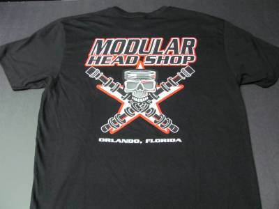 Excessive Motorsports  - Modular Head Shop Men's Skull T-Shirt - Image 3