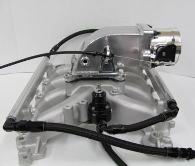 Modular Head Shop - 90mm Elbow / Throttle Body Combo for 2V Edelbrock Victor Jr. - Image 3