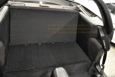 94-04 Mustang Rear Seat Delete (Convertible)