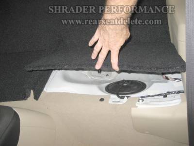 Shrader Performance - 05-10 Mustang (Coupe) Rear Seat Delete Kit - Image 2