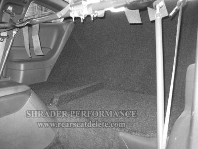 Shrader Performance - 05-10 Mustang (Coupe) Rear Seat Delete Kit - Image 3