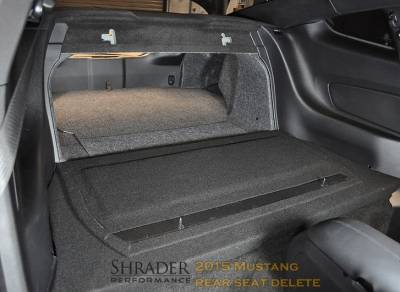 Shrader Performance - 15-23 Mustang Rear Seat Delete (Coupe) - Image 2