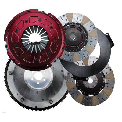 Transmission - Clutch Kits - Ram Clutches - Ram Clutches Pro Street Dual Disc SBF '0' Balance 157 Tooth 