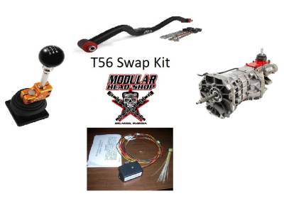 Transmission - Transmission Swap Kits - Modular Head Shop - Tremec T56 Magnum and Wiring Kit for Mod Motor