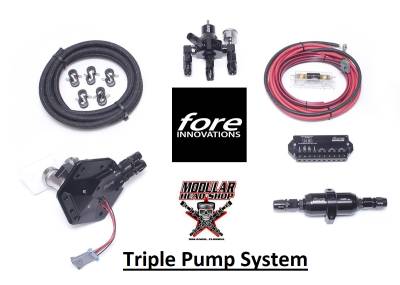 Fuel System - Return Style Systems - Fore Innovations - Fore Innovations Triple Pump Return Style Fuel System for Cobra/Mach 1