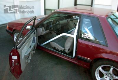 Maximum Motorsports - 79-93 Mustang 6-Point Roll Cage with Door Bars and Harness Mount (Hardtop) - Image 2
