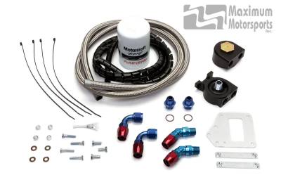 Oil System - Oil Filter Relocation - Maximum Motorsports - Oil Filter Relocation Kit for 03-04 Cobra