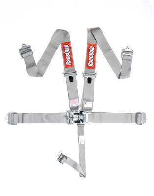 Safety - Safety Harnesses - Racequip - Racequip 5PT SFI 16.1 Link & Latch Harness (Platinum)