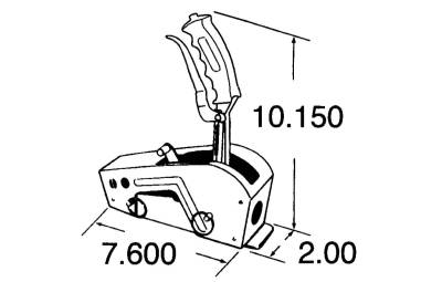 Hurst  - Hurst Black Quarter Stick Pistol Grip Shifter for  AODE, 4R70W - Image 3