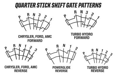 Hurst  - Hurst Black Quarter Stick Pistol Grip Shifter for  AODE, 4R70W - Image 4