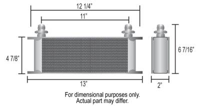 Derale Performance - Derale Performance 16 Row 3/8" Hose Barb Transmission Cooler - Image 2