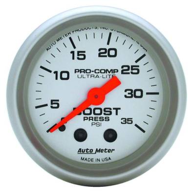 Autometer Ultra-Lite Mechanical Boost Gauge