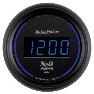 Nitrous Systems and Components - Nitrous Pressure Gauge - Autometer - Autometer Cobalt Digital Nitrous Pressure Gauge