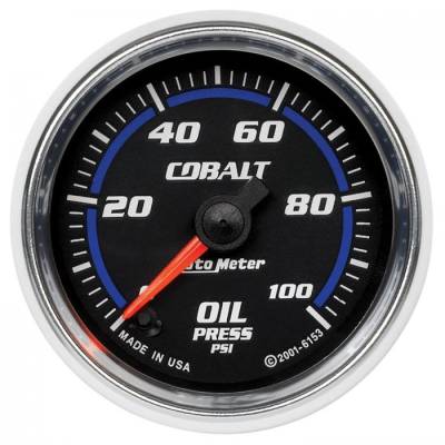 Gauges - Oil Pressure Gauges - Autometer - Autometer Cobalt Mechanical Oil Pressure Gauge