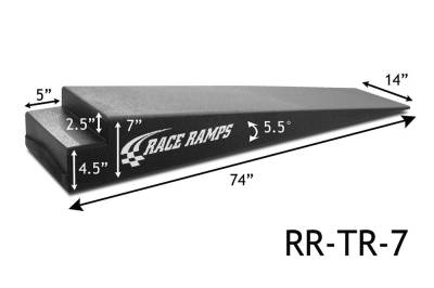 Race Ramps- 7" Tall with 5.5* Approach Angle