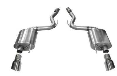 Corsa Performance Touring Axleback for 15-17 Mustang GT w/ Polished Tips