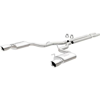 2015-2017 Mustang GT Exhaust - 2015-2017 Catback - Magnaflow - Magnaflow Street Series Catback for 2015-2017 Mustang GT w/ Polished Tips