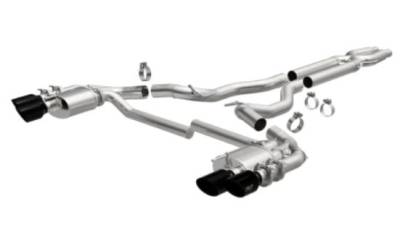 2018+ Mustang Exhaust - 18+ Catback - Magnaflow - Magnaflow NEO Series Catback for 2018-2022 Mustang GT w/ Black Chrome Tips