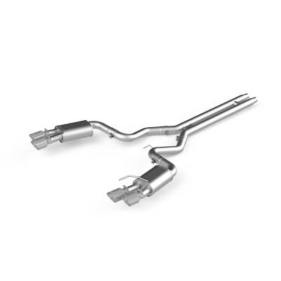 2018+ Mustang Exhaust - 18+ Catback - MBRP - MBRP Street Series Catback for 2018-2022 Mustang GT w/ Polished Tips