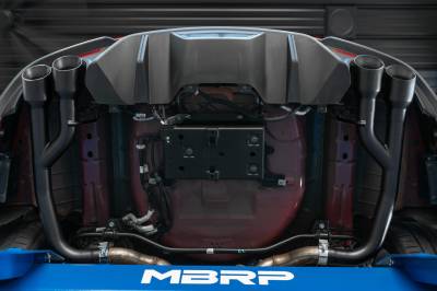 MBRP - MBRP 2.5" Muffler Delete Axleback for 2018-2022 Mustang GT w/ Polished Tips - Image 1