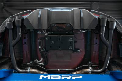 MBRP - MBRP 2.5" Muffler Delete Axleback for 2018-2022 Mustang GT w/ Black Tips - Image 2