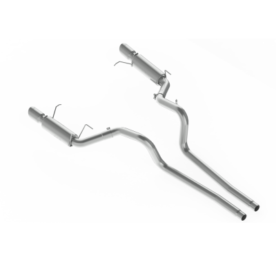 2011-2014 Mustang GT Exhaust  - 2011 - 2014 Mustang GT Cat Back Exhaust  - MBRP - MBRP Race Series Catback for 2011-2014 Mustang GT w/ Polished Tips