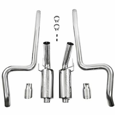 MBRP - MBRP 3" Catback for 2005-2010 Mustang GT & 2007-2010 GT500 with Polished Tips - Image 2