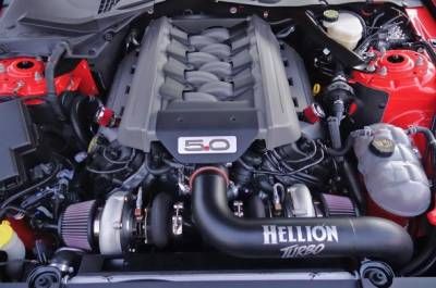 Hellion Turbo - Hellion Turbo Top Mount Twin Turbo Tuner Kit for 15-17 Mustang GT 5.0L - Image 1