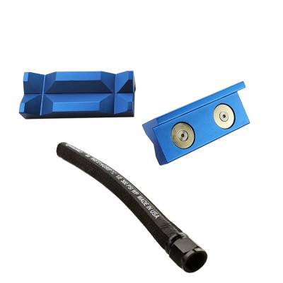 UPR - UPR Billet Aluminum Magnetic AN Vise Jaws (Blue) - Image 2