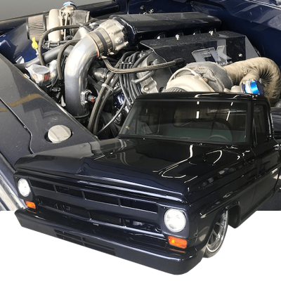 Hellion Turbo Top Mount Twin Turbo Tuner Kit for Coyote Swap Vehicle