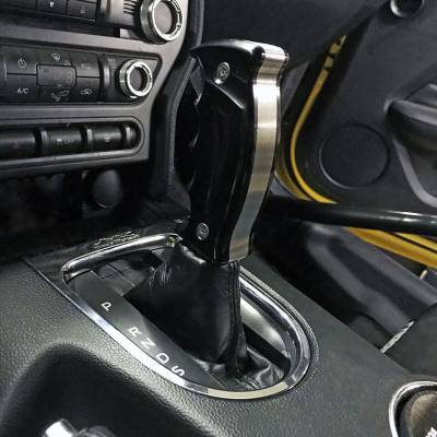 UPR Billet Automatic Shifter Handle for S550 Mustang (Black/Satin)