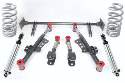 Team Z Street Beast Control Arms, Anti Roll Bar Kit, Drag Springs, & Adjustable Shocks for 79-04 Mustang
