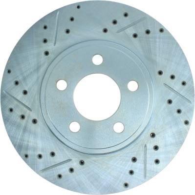 StopTech - StopTech Drilled and Slotted Rotor Kit (All 4 Corners) for '03+ Crown Vic, Grand Marquis, Marauder, and Town Car - Image 3